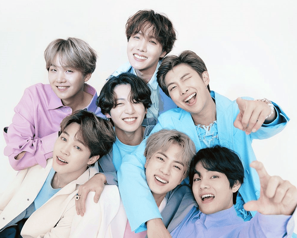 Ilustração temática BTS